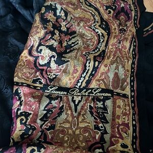 Lauren Ralf Lauren 100% Silk Scarf